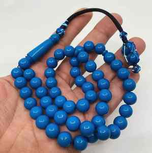 Rosario islámico vintage de 100 cuentas para Zikr, cuentas de vidrio, Tasbeeh musulmán de primera calidad, rosarios islámicos al por mayor. - Product Image 2