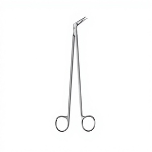 กรรไกรตัดของเหลวแบบโค้งปลายละเอียด Potts‑deMartel ผลิตจากสแตนเลสสตีล ได้รับการรับรองมาตรฐาน CE ใช้ซ้ำได้ สำหรับการแพทย์และการผ่าตัด - Product Image 1