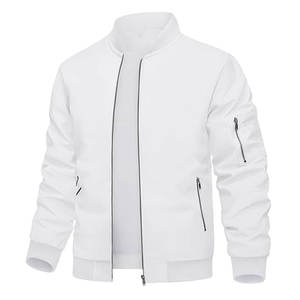 High Quality Custom Bomber Jacket Men Spring Outdoor Windbreaker Plus Size Jackets for Men OEM Wholesale Customized - Product Image 6