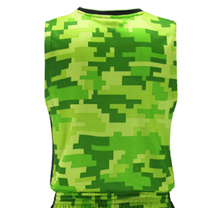 ชุดบาสเก็ตบอลสำหรับผู้ใหญ่ชุดกีฬาระบายอากาศได้ดีแห้งเร็วพร้อมโลโก้พิมพ์ลายเสื้อเจอร์ซีย์และกางเกงขาสั้นรุ่นใหม่ - Product Image 3