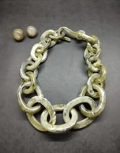 Exquisite Women's <b>Necklace</b> Simple Women's Fashion Pendant <b>Necklace</b> Green Resin Trimmed Pendant <b>Necklace</b> - Product Image 2