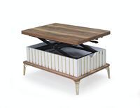 Table basse en bois moderne et élégante, extensible et pliable, pour la maison, le bureau, la salle à manger, la chambre à coucher, les hôtels, décoration