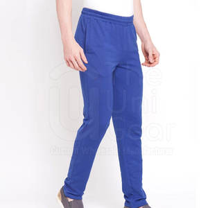 Pantalon décontracté pour homme en coton 100% léger de haute qualité, respirant, écologique, séchage rapide, avec cordon de serrage, coupe droite et incurvée - Product Image 2