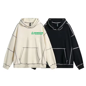 เสื้อฮู้ดดี้ผ้าฟลีซคอตตอน 100% ทรงปกติ แบบยูนิเซ็กซ์ พิมพ์ลายตามสั่ง ดีไซน์ใหม่ ขายส่ง เหมาะสำหรับฤดูหนาว เนื้อผ้าหนาเย็บตะเข็บอย่างดี - Product Image 4