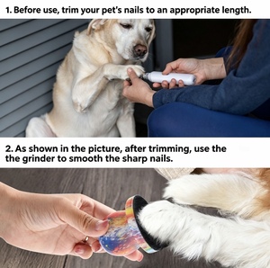 Hunde-Nagelfeile Handgehaltener Haustier-Nageltrimmer Ergonomische Hunde-Kratzmatte Schleifpapier-Scheibe für Hunde Katzen Tierpflege-Zubehör - Product Image 3