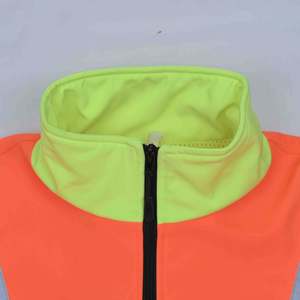 เสื้อกั๊กนิรภัยสะท้อนแสงสีส้ม-เขียวสะท้อนแสง สำหรับคนงานก่อสร้าง แบบซิปเต็มตัว มาตรฐาน ANSI - Product Image 6