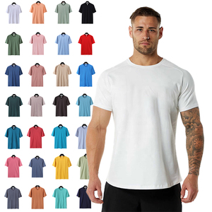 เสื้อยืดสีดำผ้าฝ้ายโอเวอร์ไซส์สีขาวสีดำของผู้ชาย - Product Image 1