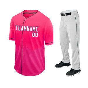 Camiseta de softball de poliéster 100% personalizada, ropa deportiva sublimada con tinte completo transpirable, uniforme de diseño fresco impreso - Product Image 4