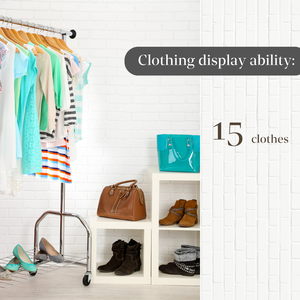 Estante de ropa de uso comercial más vendido para Boutique con ruedas - Product Image 4