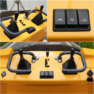 Construção Uso Diesel Garden Farm Forest Machine <span class=keywords><strong>Ride</strong></span> <span class=keywords><strong>on</strong></span> Seat Mini Skid Steer Track Loader com acessórios opcionais - Product Image 2