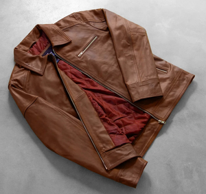 Vestes en cuir pour hommes et femmes, modèle 2007-2026, nouveaux manteaux à la mode, vestes écologiques, respirantes, coupe-vent, style vintage - Product Image 5