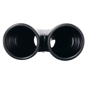Terminal rond id 63mm doublement incliné en acier inoxydable - Product Image 2