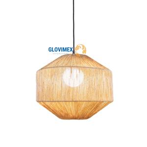 Meilleur choix Design bambou Jute maïs balle abat-jour cadre lustre abat-jour Durable sûr écologique cuisine espace organisateur - Product Image 1