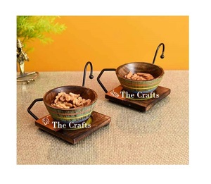 Serveur de fruits secs en aluminium pour chocolats Serveur de dattes couleur or au design classique pour vaisselle d'hôtel - Product Image 4