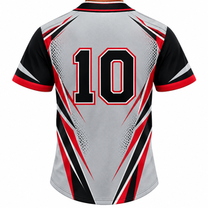 Maillots de baseball et de softball personnalisés de haute qualité pour hommes, vêtements de sport en gros avec impression par sublimation pour les équipes, maillot de baseball - Product Image 3