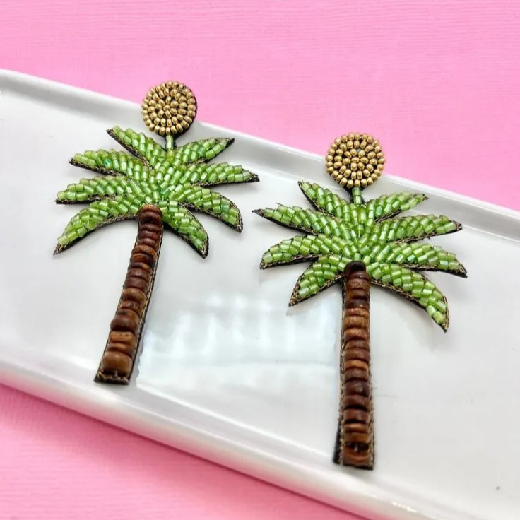 Orecchini Tribali Boho Fatti A Mano Con Perline E Vetro &ndash; Vintage &ndash; India