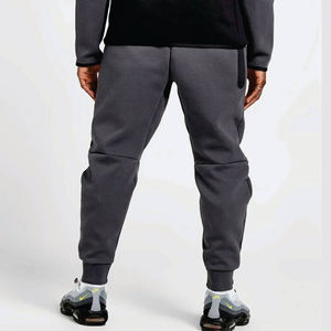 <b>Men</b> <b>black</b> and grey tracksuit two piece set zip up <b>hoodie</b> and jogger pants athletic sportswear workout training outfit - Product Image 3