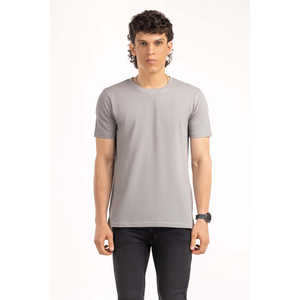 เสื้อยืดเจอร์ซีย์ทรงปกติ MN-TS-SS25-011 เสื้อยืดโอเวอร์ไซส์ ระบายอากาศได้ดี ไม่ยับ 260 กรัม ดีไซน์เรียบง่าย พร้อมป้ายกำกับแบบกำหนดเอง - Product Image 1