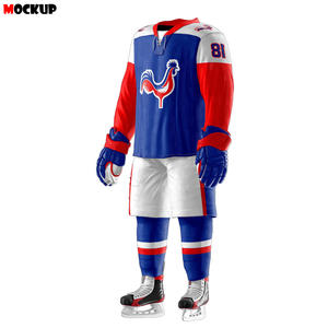 ชุดฮอกกี้น้ำแข็งสั่งทำพิเศษระดับมืออาชีพ เสื้อฮอกกี้แบบซับลิเมชั่นสำหรับทุกเพศ คุณภาพดีที่สุดสำหรับชุดกีฬา - Product Image 4