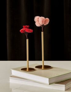 Jarrones de metal elegantes para Decoración de mesa Jarrones de flores decorativos Premium para el hogar y la Oficina PRECIO AL POR MAYOR - Product Image 3