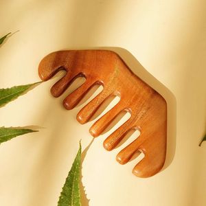 หวีไม้ธรรมชาติคลาสสิกสำหรับการกระตุ้นหนังศีรษะให้ความสบายในการตัดแต่งขนในชีวิตประจำวันปรับแต่งแบรนด์และบรรจุภัณฑ์ได้ - Product Image 2