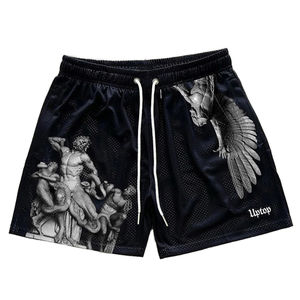 Nouveau été EE décontracté hommes et femmes short en maille basket-ball natation course sport polyester respirant sublimation shorts - Product Image 1