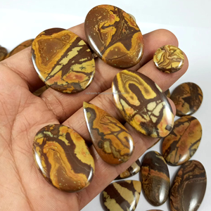 Cabujón de Jaspe Australiano Natural, Cristal Curativo de Cuarzo, Piedra Preciosa Suelta al por Mayor - Product Image 1