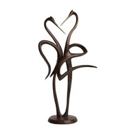 Sculpture d'ornement en métal au design moderne pour la maison et l'hôtel Statue décorative de table élégante qualité durable