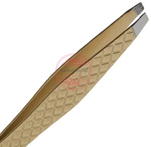 Pinzas para cejas de acero inoxidable, terrzer profesional - Product Image 3