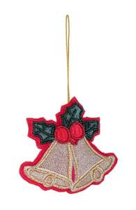 Beautiful heart design <b>pink</b> and red coloured seed beaded embroidery keychain and keyring and bag accessories from India - Product Image 2