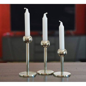 Lot de 3 bougeoirs design fantastique bougeoir décoratif pour la maison bougeoir en métal de qualité supérieure - Product Image 2