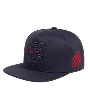 Venta al por mayor de fábrica, gorra de camionero de malla impermeable de 5 paneles deportiva para hombre, gorra de béisbol con diseño de parche de Animal y logotipo personalizado - Product Image 5