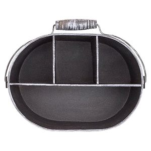 Wholesale Handmade Oval Shape Metal Utensil Holder Designer Caddy Utensil Holder Kitchen Ware Table Decorative - Product Image 4