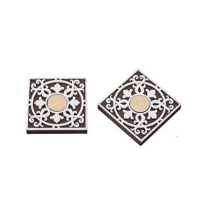 Attractive Handmade Wooden <b>Candle</b> Holders Brown Finished Antique Wedding Pillar <b>Tea</b> Light Wood for Table Decoration - Product Image 5