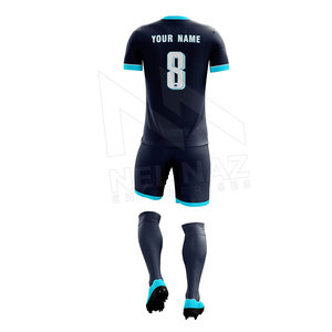 Pakistán personalizado hecho de fábrica último diseño de sublimación deportes de Fútbol Francia, camisetas de fútbol entrenamiento conjuntos kit para la venta - Product Image 3