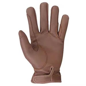 Gants d'équitation avec logo personnalisé du fabricant professionnel, nouveau style de gants d'équitation en cuir - Product Image 2