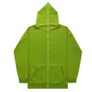 แจ็กเก็ตมีฮู้ดมีซิปตัวยาวมีสไตล์สำหรับผู้หญิงแจ็คเก็ตมีฮู้ดโอเวอร์ไซส์พร้อมกระเป๋าซิปดีไซน์ตามสั่ง - Product Image 4