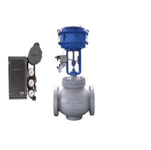 <b>Chinese</b> DN25 Pneumatic Control <b>Ball</b> Valve with Fisher 3620J 3620JP Valve Positioner and 1052 Actuator - Product Image 1