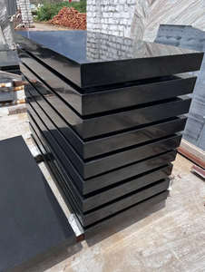 Dalles de pierre tombale de granit noir Shanxi absolues bon marché - Product Image 3