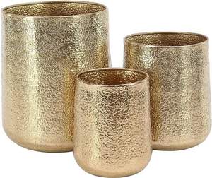 Luxury Modern Design Aluminum Glossy Flower <b>Vase</b> Handmade Metal <b>Vase</b> for <b>Wedding</b> & Home Floor Decoration - Product Image 1