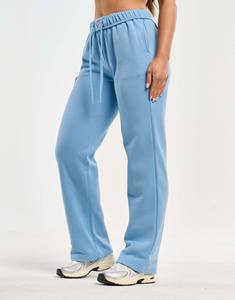 Último proceso personalizado azul OEM 2 piezas de cintura alta para mujer conjunto de yoga suave Flexible pantalones de chándal cintura bolsillos sólido corto de las mujeres - Product Image 4