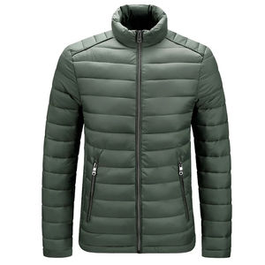 Chaqueta de Invierno Acolchada Impermeable con Cuello Alto para Hombre, Chaqueta de Burbuja Personalizada al por Mayor, Chaqueta de Plumón Personalizada para Exteriores - Product Image 4