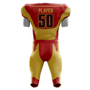 Uniforme américain en polyester 100% de conception personnalisée professionnelle Uniformes de football américain pour jeunes bon marché - Product Image 2