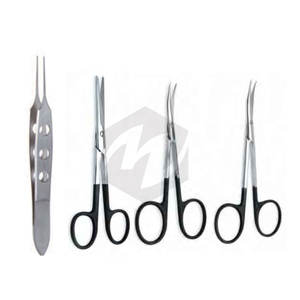 ชุดผ่าตัดทำหนังตายให้กับ CE & ISO สแตนเลสเครื่องมือผ่าตัดพลาสติกเครื่องมือทางการแพทย์13ชิ้น - Product Image 2