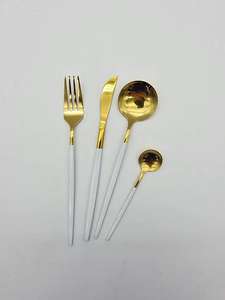 Cubiertos de Acero Inoxidable Decorativos para el Hogar, Diseño de Alta Gama, Utensilios de Cocina Pulidos para Fiestas, Duraderos, Novedad para Mesa - Product Image 3