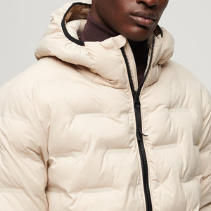 Veste d'hiver imperméable et chaude en duvet avec logo vintage imprimé pour hommes, vente en gros, livraison DDP - Product Image 2