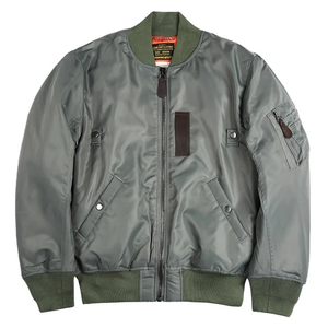 Chaqueta de bombardero bordada informal para hombre, chaqueta personalizada transpirable y cortavientos - Product Image 1