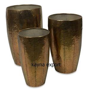 HANDICRAFT ALUMINUM METAL CASTING WEDDING DECORATION MODERN STYLE PLANTER BRASS VINYL COATED HOME & GARDEN <b>PROPAGATOR</b> KITS - Product Image 6