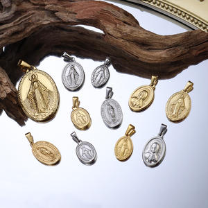 Colgantes religiosos católicos <span class=keywords><strong>de</strong></span> 18 quilates personalizados, colgantes <span class=keywords><strong>de</strong></span> <span class=keywords><strong>Virgen</strong></span> <span class=keywords><strong>de</strong></span> <span class=keywords><strong>Guadalupe</strong></span>, <span class=keywords><strong>Virgen</strong></span> María, para fabricación <span class=keywords><strong>de</strong></span> joyas DIY - Product Image 5