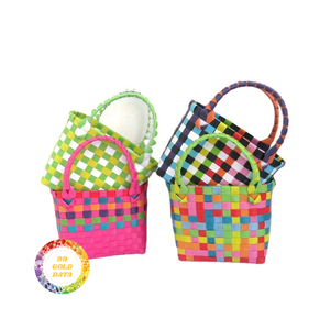 ถุงช้อปปิ้งพลาสติกทอมีสไตล์-อุปกรณ์เสริมแฟชั่นที่ยั่งยืนสำหรับเครือข่ายค้าปลีก - Product Image 6